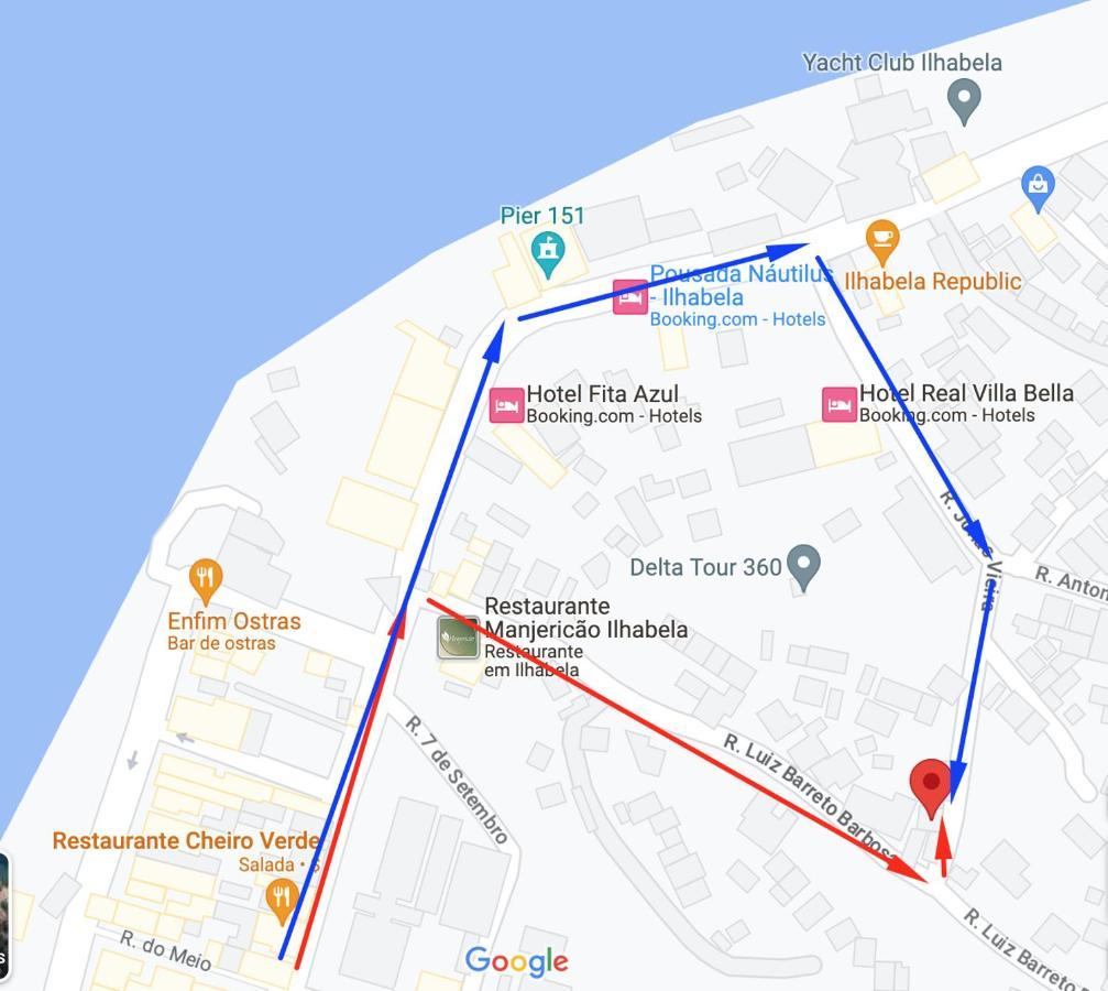 Apartamento Charmoso com vista para o mar Ilhabela Bagian luar foto