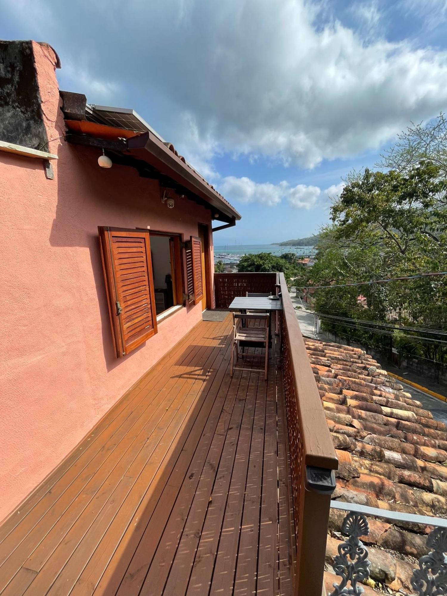 Apartamento Charmoso com vista para o mar Ilhabela Bagian luar foto