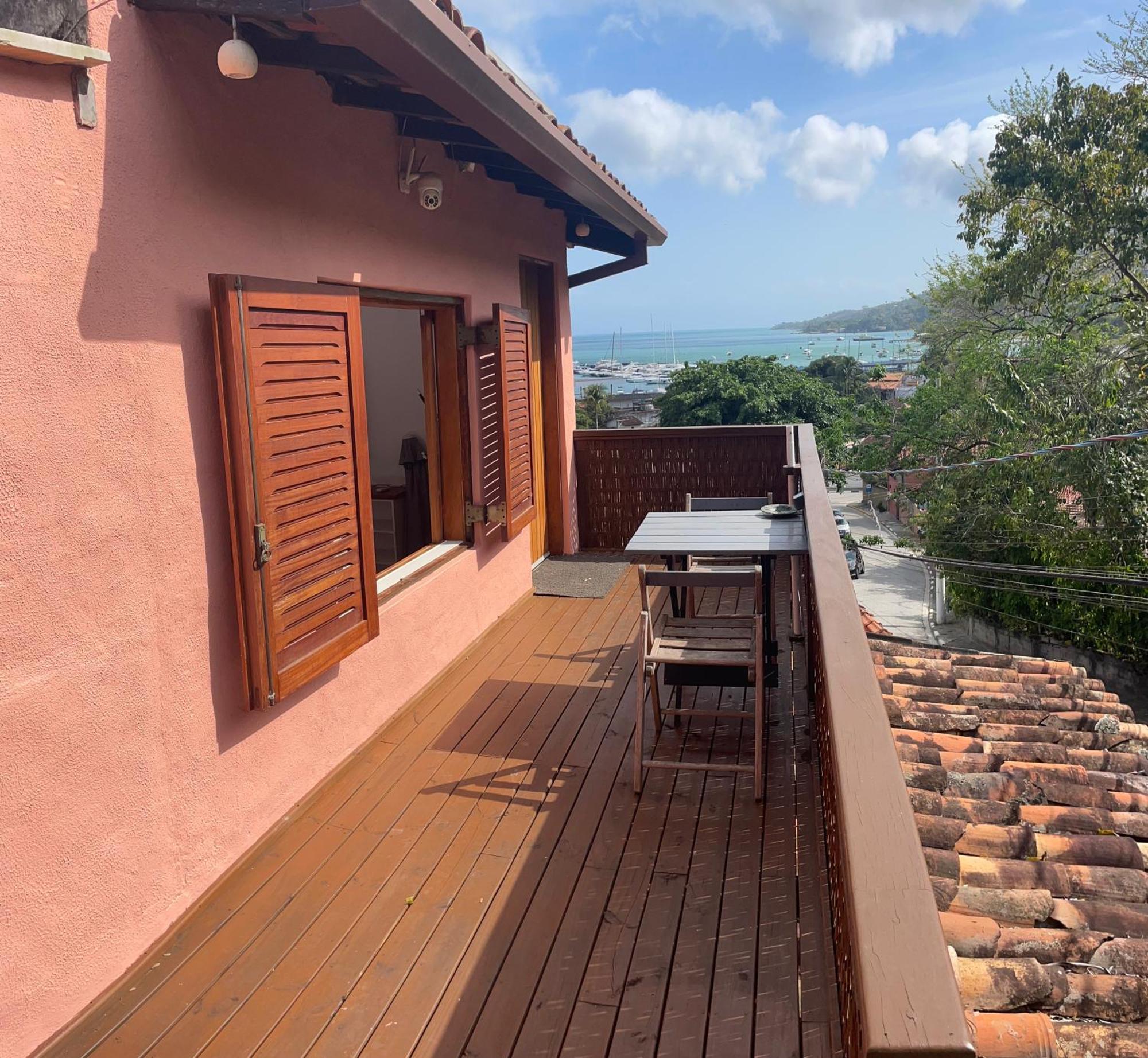 Apartamento Charmoso com vista para o mar Ilhabela Bagian luar foto